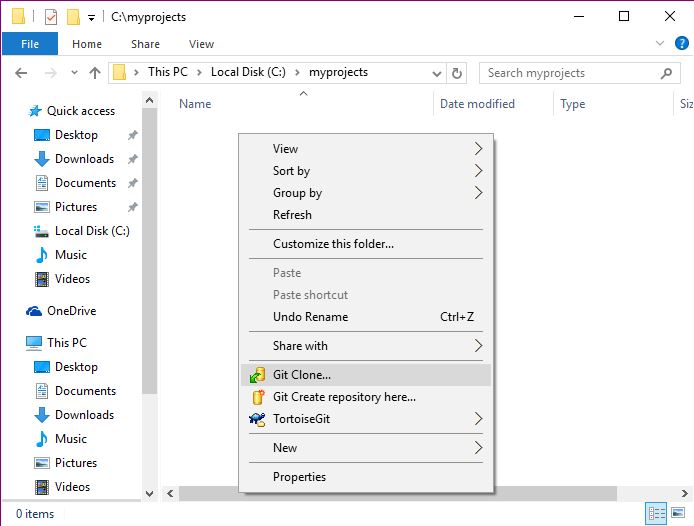 TortoiseGit Clone 1
