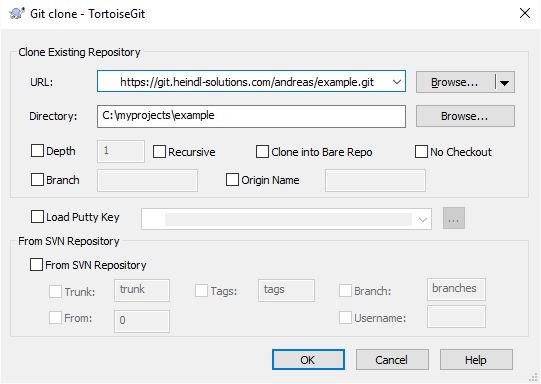 TortoiseGit Clone 2